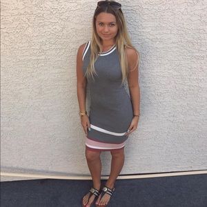 Gray Stretchy Dress from Macy’s